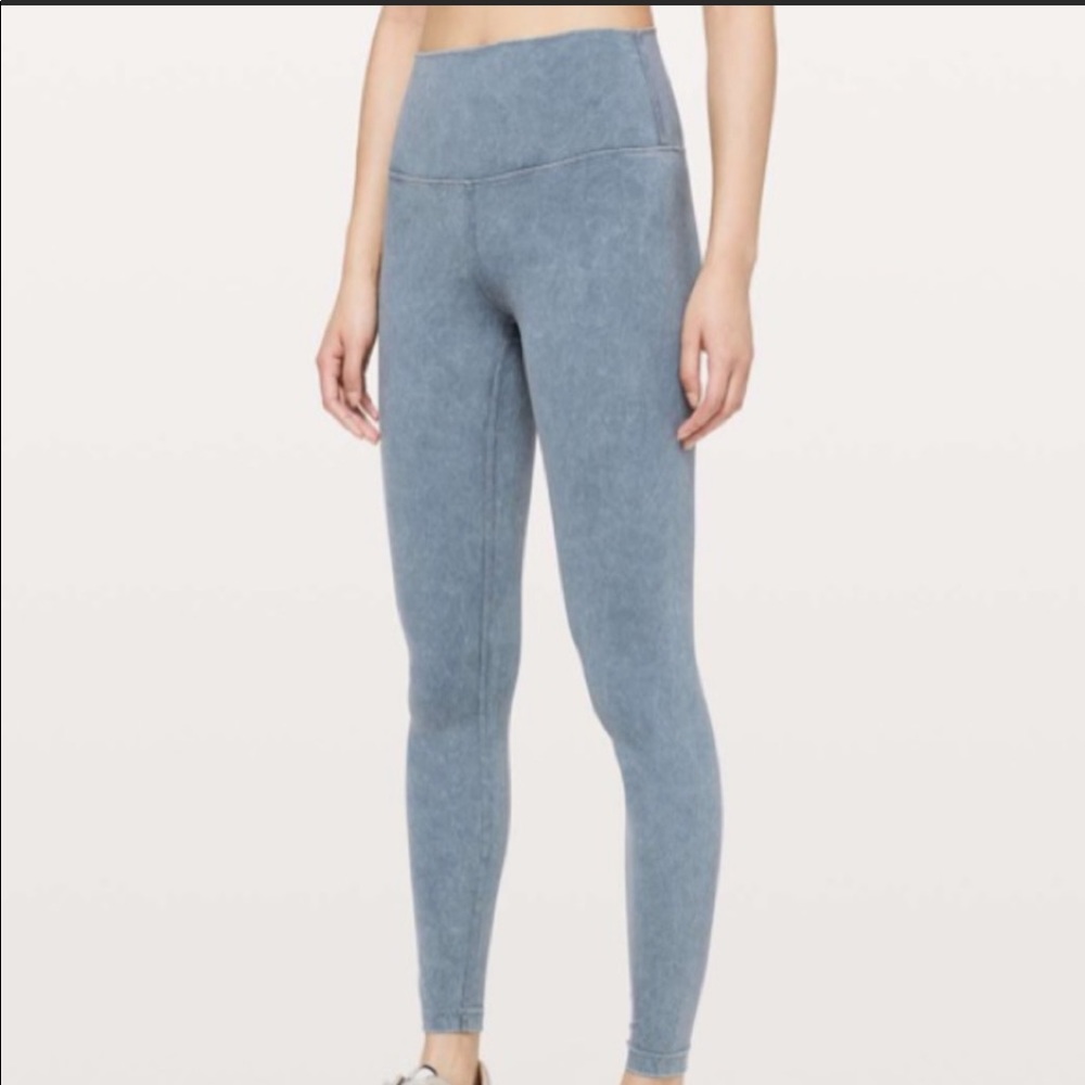 Lululemon 28” Wunder Under High-Rise Tight - Snow Washed Leggings